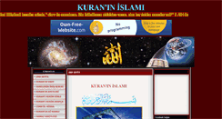 Desktop Screenshot of kuraninislami.tr.gg